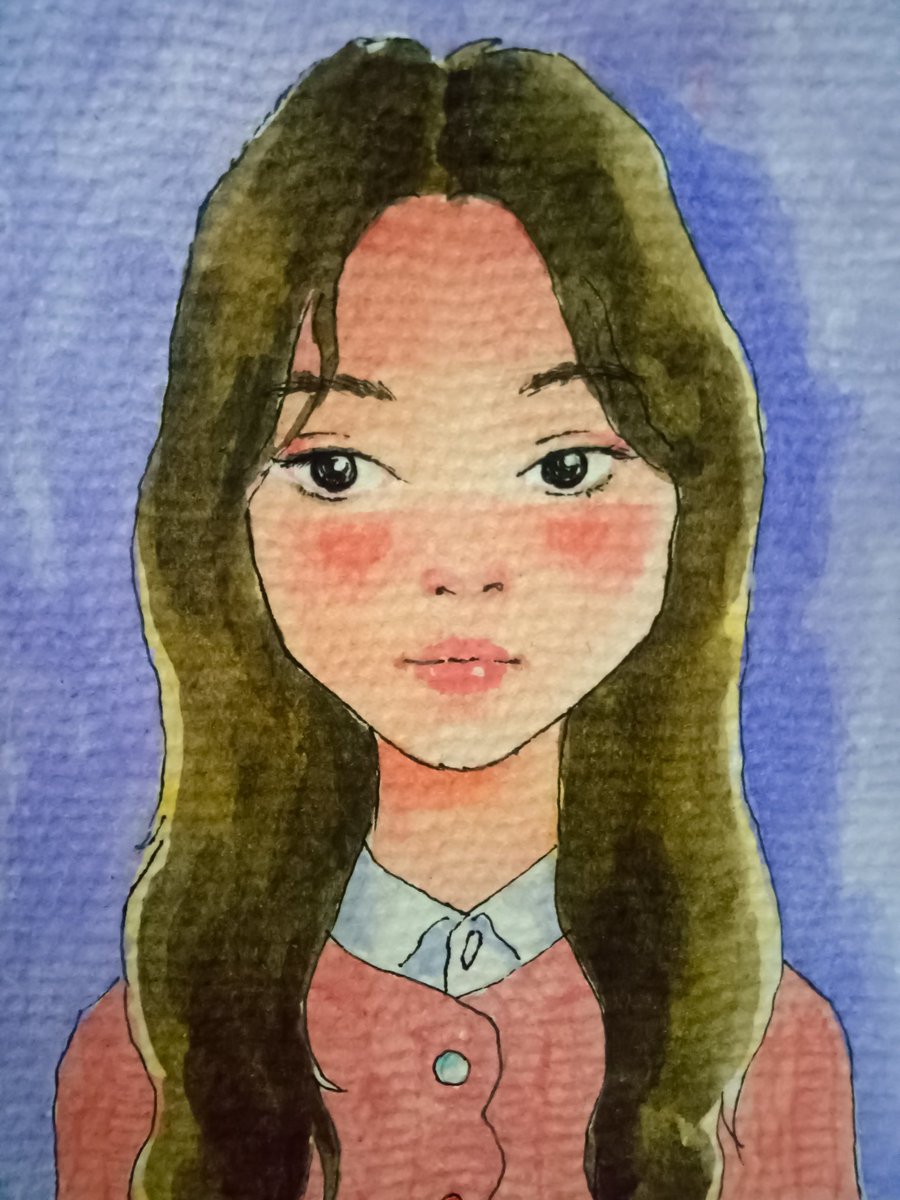 cloudjolie's tweet photo. Tryin to make Lee yoo-mi look like an anime character😄🤩 #LeeYooMi #AllOfUsAreDead #watercolorart #cloudjolieart #aesthetic #lofi https://t.co/QC0QcgwOa3
