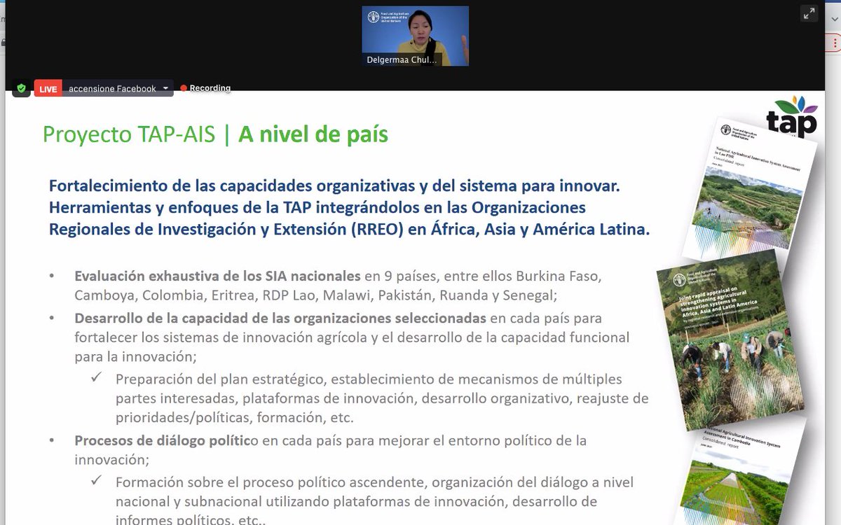 TAP_G20's tweet photo. More about efforts by @FAO @TAP_G20 on #AgInnovation:
๐#TAP_AIS project
๐integration of TAP Framework in #LatinAmerica ๐
๐ TAP Action Plan 2022-2025 (including enhancing capacities of regional research & extension organizations #RREOs) https://t.co/LrFT7AheAd