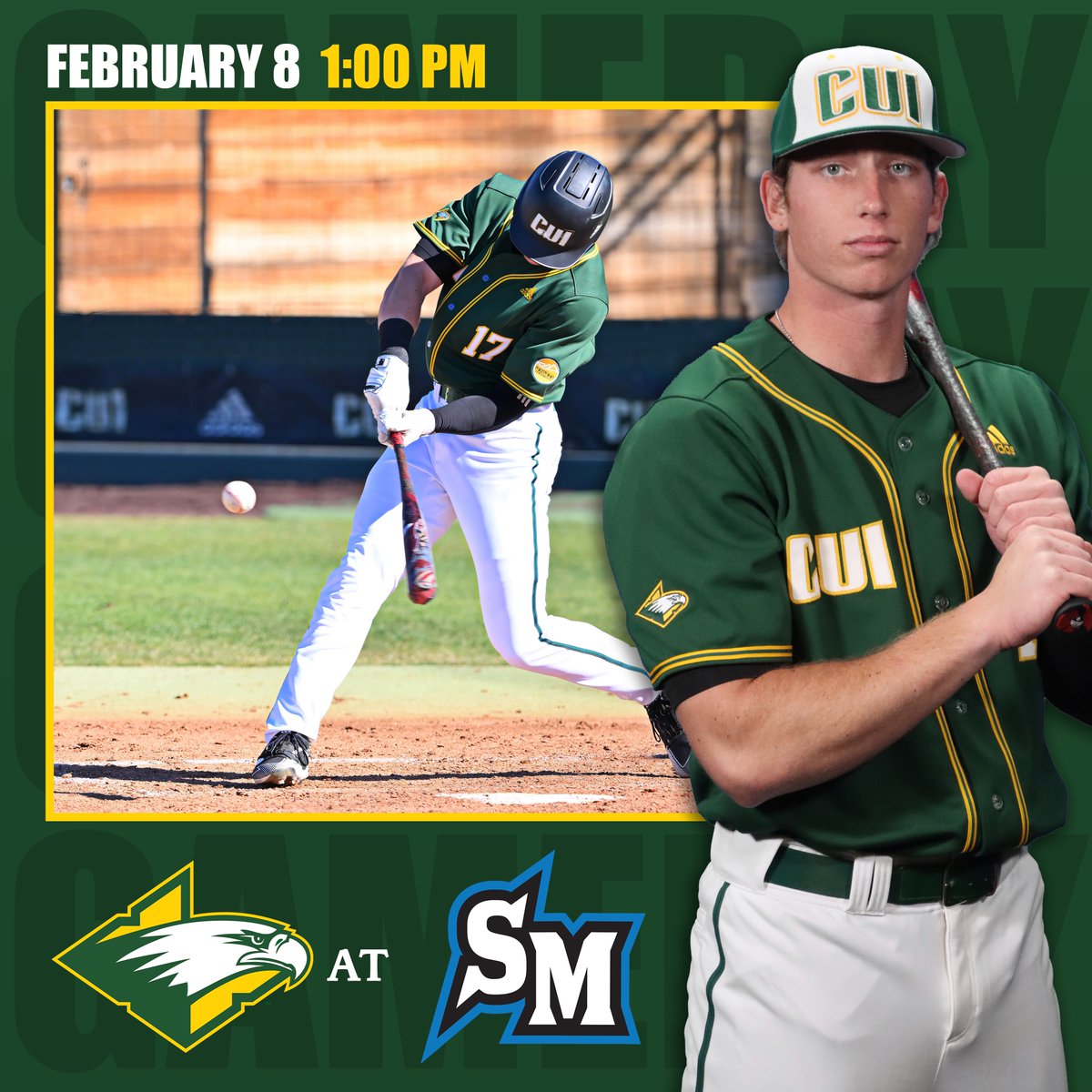 cuigoldeneagles's tweet photo. ⚾️ @CUIBASEBALL travels down to Cal State San Marcos #CUIBASE
📍: San Marcos, CA
🖥: https://t.co/MDWdWLdlvC
📊: https://t.co/ZbgJBXIHJK https://t.co/VNEA4nvx3s
