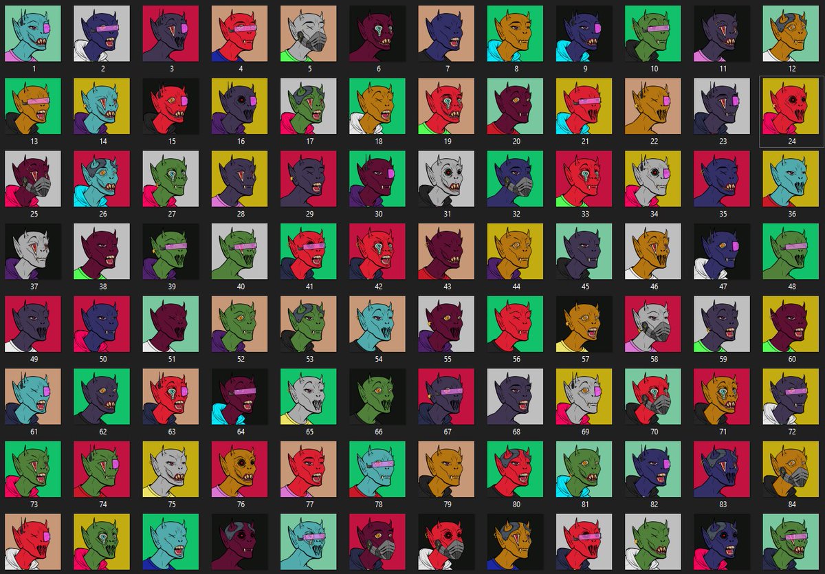 LATE_FX's tweet photo. YO 60 HYPER DEMONS have been minted since the stealth launch yesterday!

Did you get yours? This is my first large-scale NFT project! 

Only 888 Demons
Only .05 ETH to mint! 
No Whitelists, no Bullshit

https://t.co/TSEZMqSRmX

Concept + Illustrations by me! @LATE_FX https://t.co/L2twfeGcBI