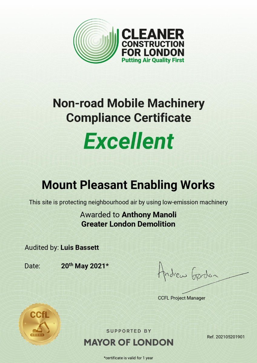 GLDemolition's tweet photo. Well done Anthony for getting this award. https://t.co/A0Jh9ZBeqv