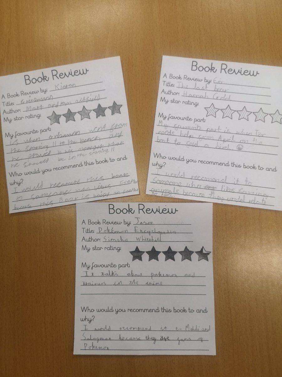 MissMeredithWHA's tweet photo. Feeling very lucky to have a class who love reading and recommending their favourite books to their friends. Keep up the good work, Wilson class! @WhittinghamWHA https://t.co/Y6MbtxOzRG