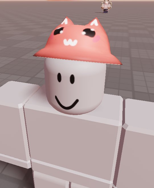 Ponsi__'s tweet photo. Made this cute cat bucket hat scaled to fit most hairs. Will be making different colors later on if i hopefully get in RobloxUGC :D.#RobloxUGC #UGC #Roblox #3dmodeling #3DModel #blender #robloxstudio #Buckethat https://t.co/JgjwQ2wrpi