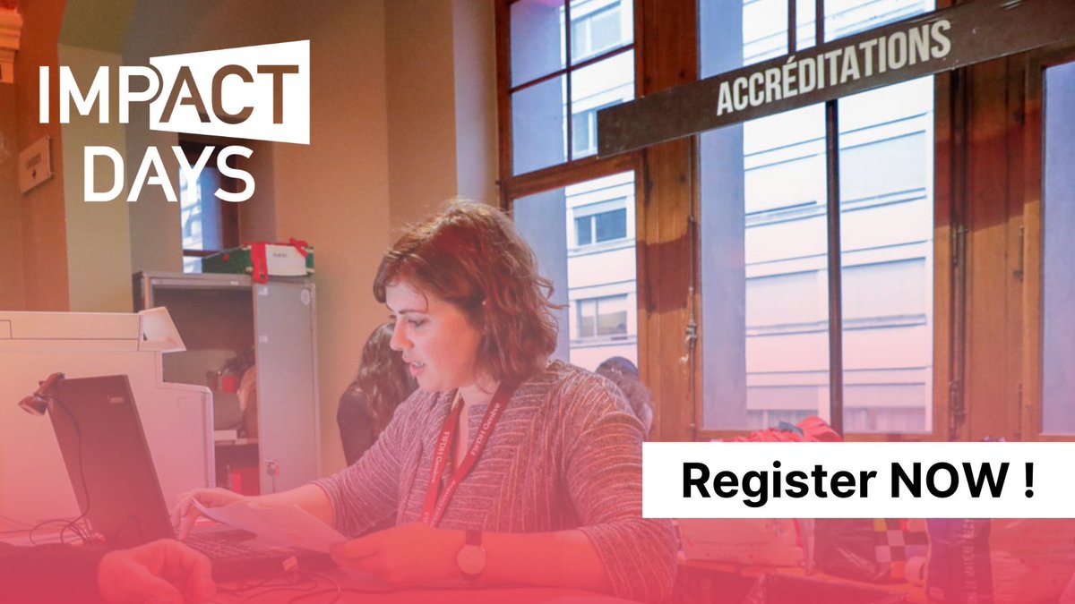 Accreditations for the #ImpactDays 2022 are now open!😃Discover the programme on our website and secure your Industry Pass now to access this unique event entirely dedicated to Impact and Human Rights 👉 bit.ly/3372Cqp #fifdhindustry #FilmsForHumanRight