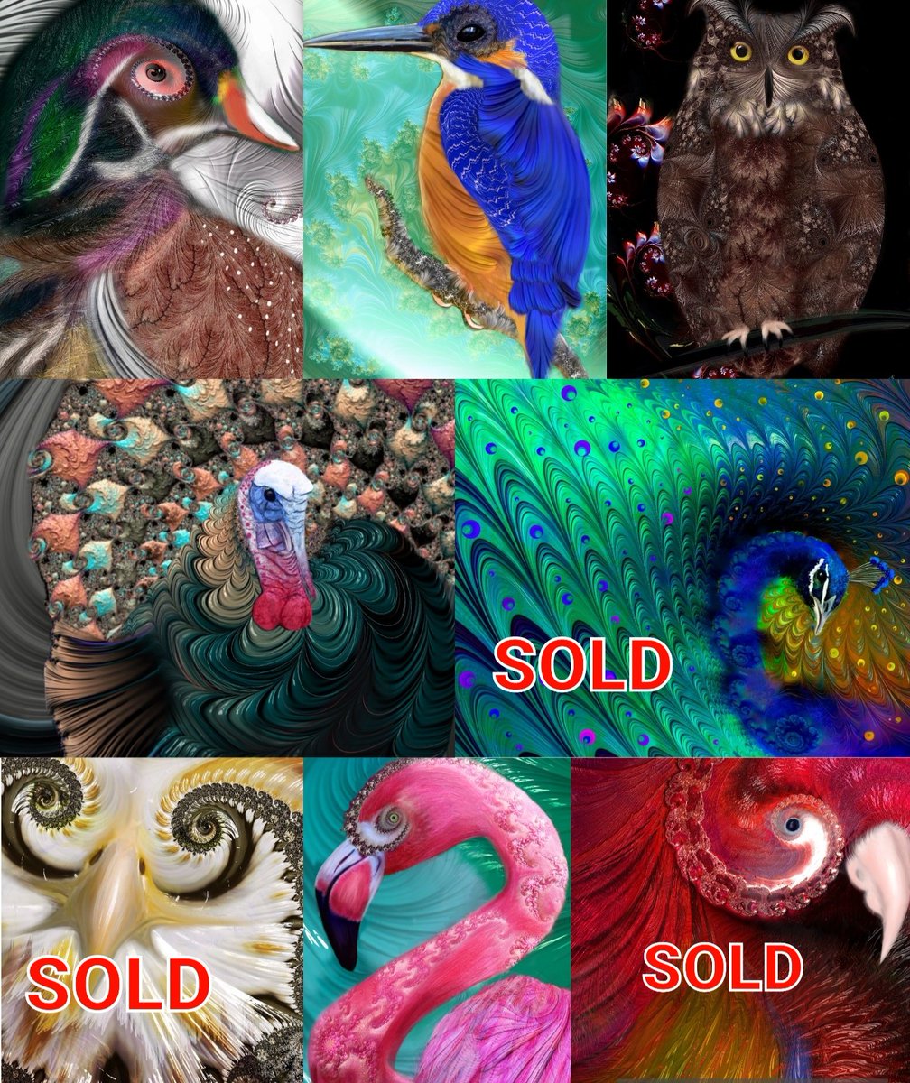 This is my genesis series, bird paintings created with a blend of fractal patterns on handmade sketches  #WomeninNFTs 
foundation.app/DArt2021