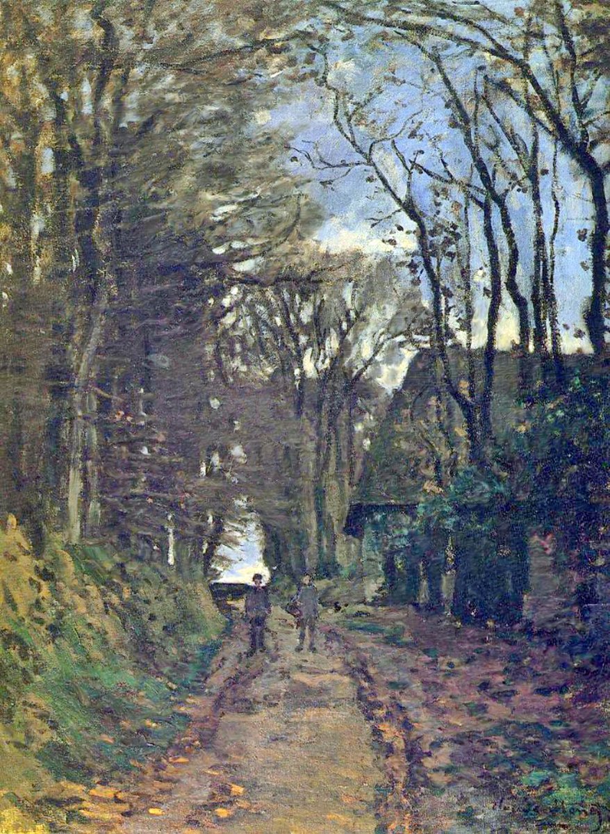 artistmonet's tweet photo. Lane in Normandy, 1868 #claudemonet #monet https://t.co/yOcInqYvMU