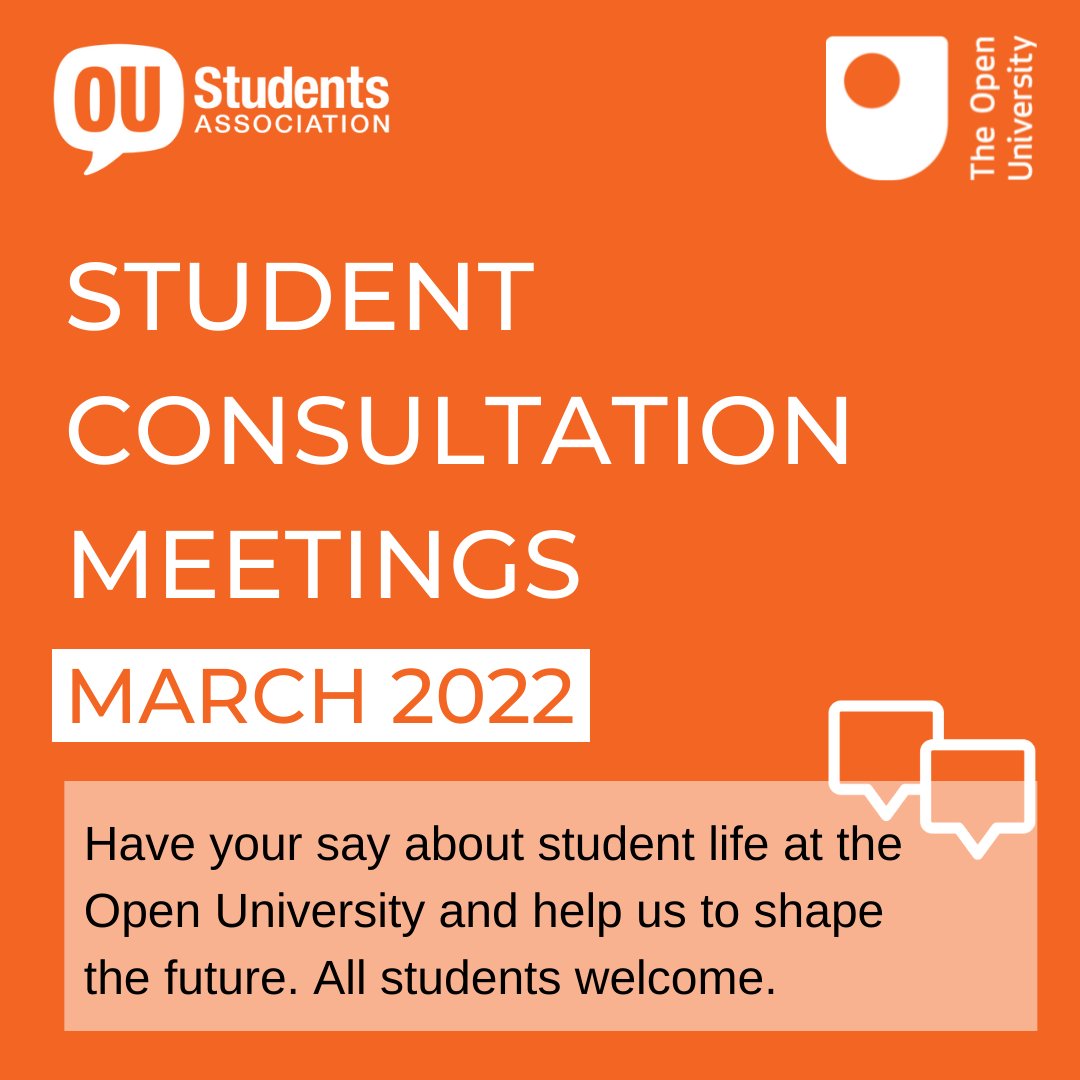 OU_STEM's tweet photo. ⏰ There's still time ⏰
Come and join other OU students to have your say on the future of learning at #theOU!
sign up here 👇 registration closes on 13 February.
https://t.co/I2LCCMFoIC https://t.co/ZMRlF8Tvxz