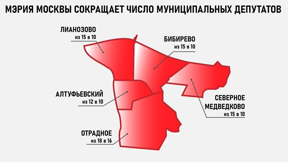 #Мэрия Москвы сокращает число муниципальных депутатов перед выборами