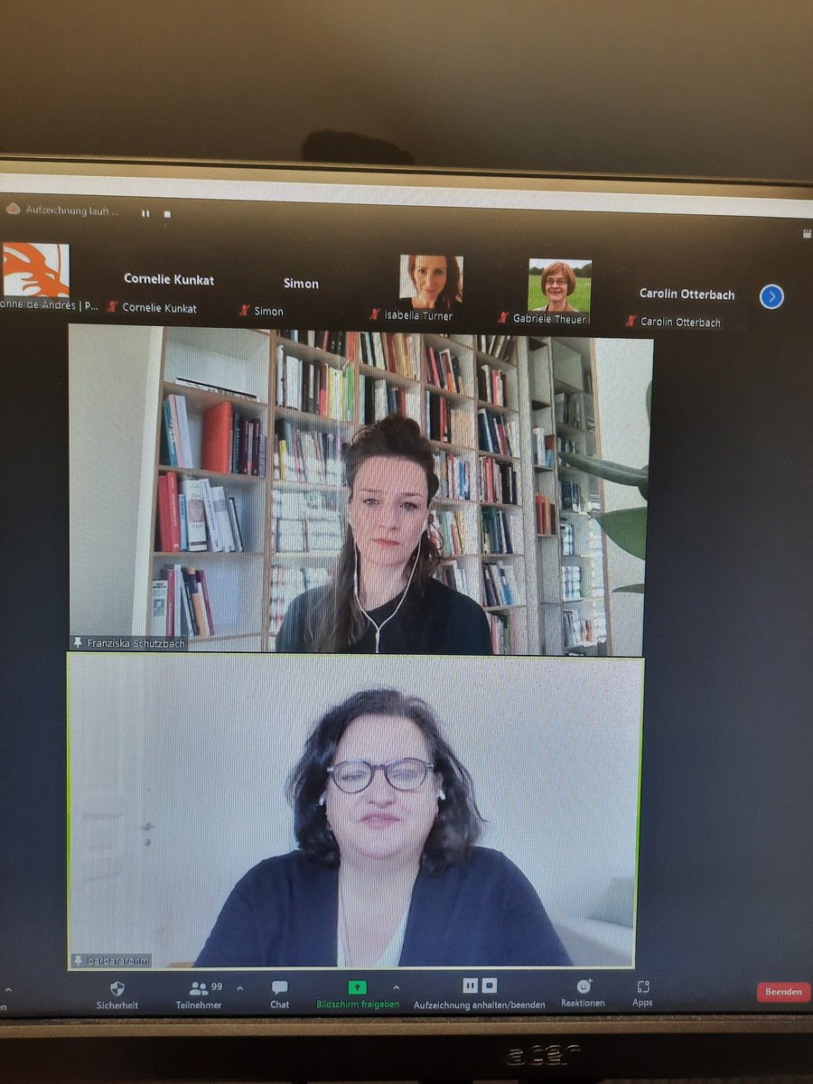 YvonnedeAndres's tweet photo. Heute einen sehr spannenden #PowerMorning mit @f_schutzbach &amp; #BarbaraRohm vom @PowerToTransfo1 erlebt. #Feminismus #CareArbeit https://t.co/GQapMFKC7O