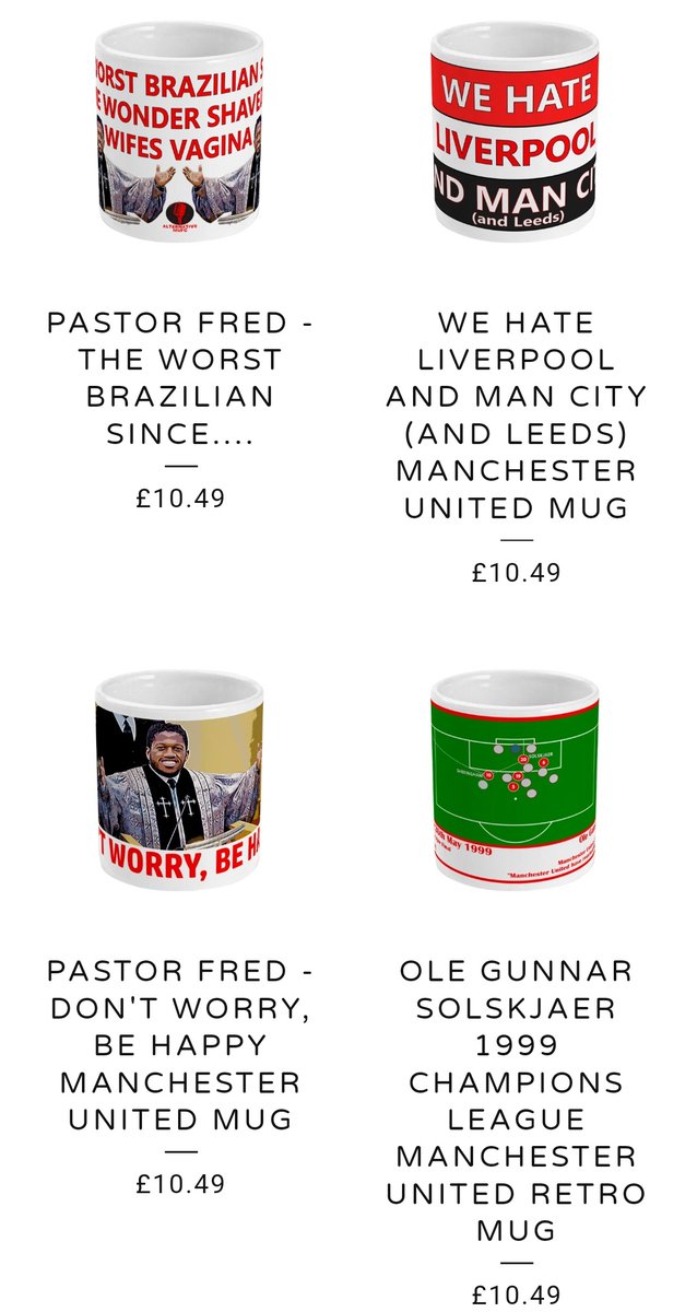 ***COMPETITION***

WIN ANY MUG OF YOUR CHOICE FROM OUR WEBSITE.
redmancdesigns.bigcartel.com 

TO ENTER:
1) RT and Like this tweet
2) Follow us and <a href="/redmancdesigns/">Red Manc Designs</a>

WINNER ANNOUNCED AT HALF TIME TONIGHT. 

LET'S FUCKING GO 🇾🇪🇾🇪🇾🇪