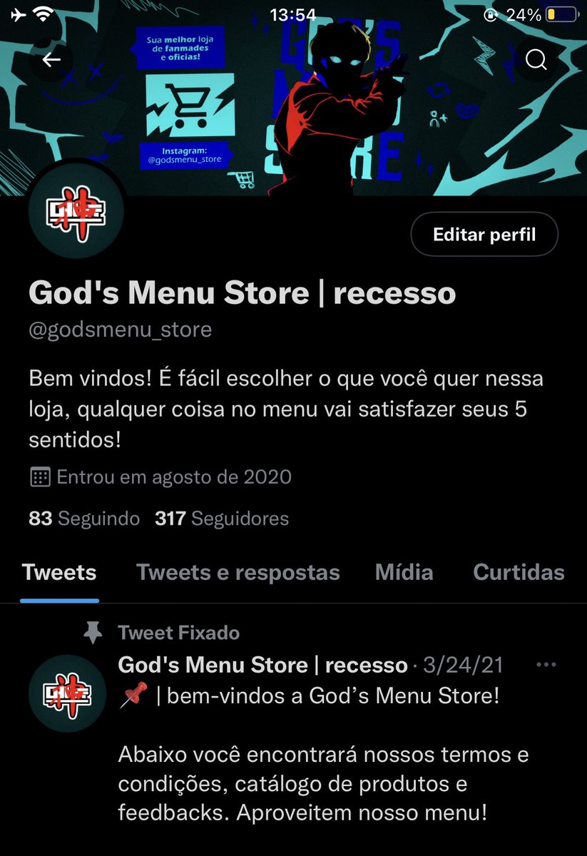 God's Menu Store | recesso tweet media