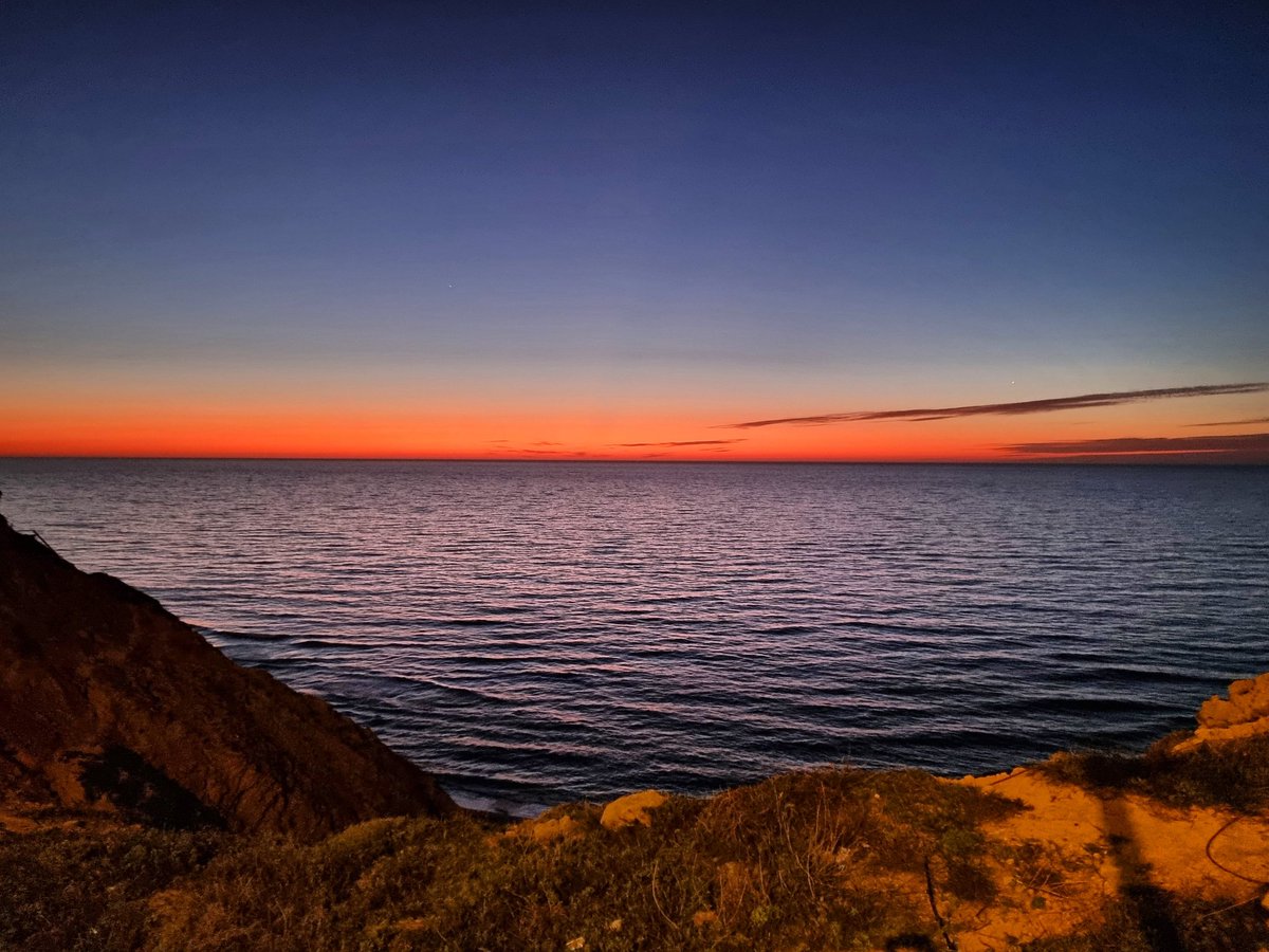 JAHC1's tweet photo. Sunset over the Mediterranean at Netanya. Farewell Israel until we meet again. https://t.co/eYAPzLLziU