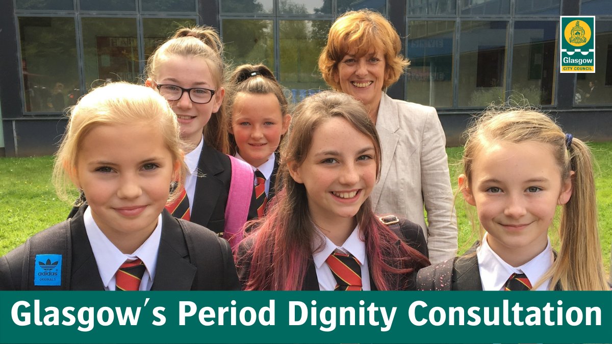 It's your last chance to participate in Glasgow's Period Dignity Consultation which closes tomorrow at 5pm⌛

Take the relevant survey👇:

Pupil Consultation👉ow.ly/4gJk50HO8T9

Public Consultation👉ow.ly/8vOK50HO8T3

Organisation Consultation👉ow.ly/OLnC50HO8T8