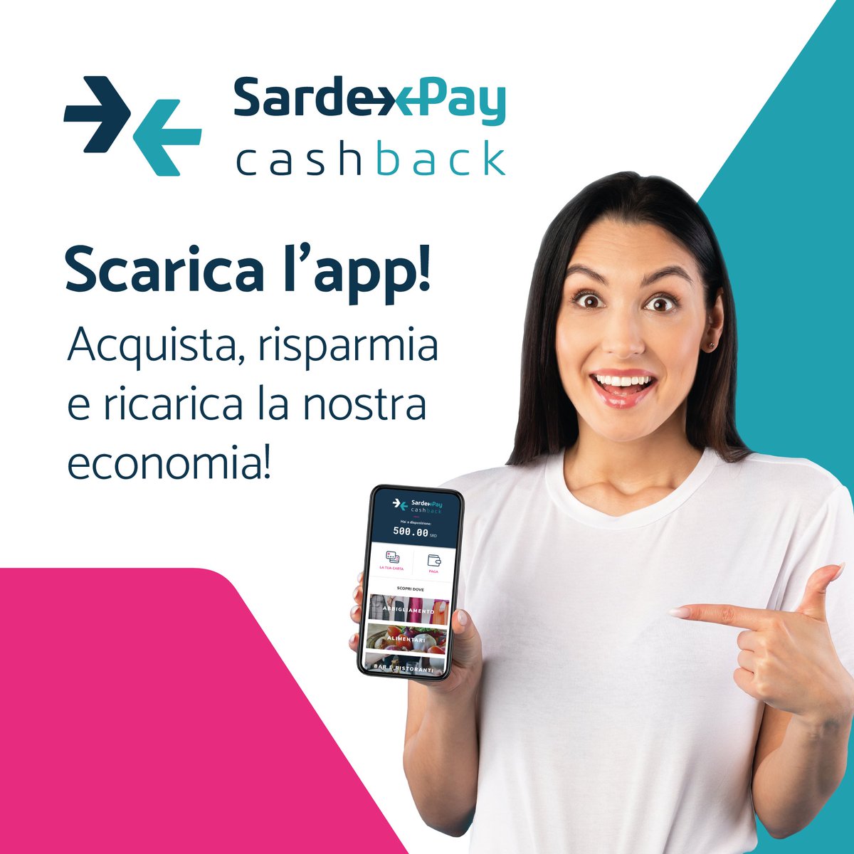 Hai provato la nostra app SardexPay #Cashback? In tutta Italia:
‣ Acquisti in euro dai nostri iscritti;
‣ Accumuli crediti;
‣ Fai shopping in crediti nella community #SardexPay!
Così risparmi euro e ricarichi la nostra #economia😊
Scarica Ora l'app su bit.ly/sardexpaycashb…