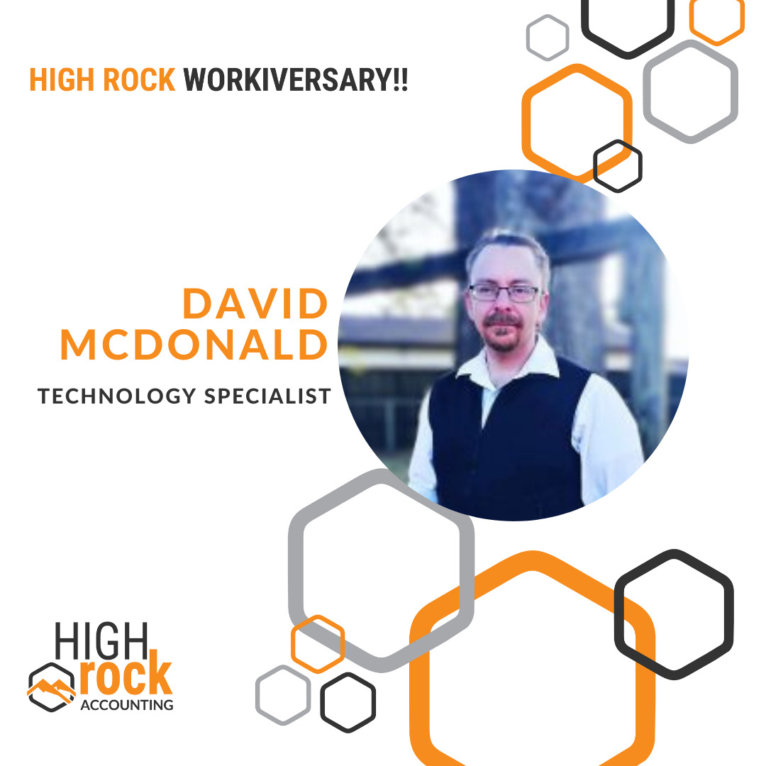 HighRockCPAs's tweet photo. Happy Workiversary, David!!
#highrockcpas
#cpaworlddomination
#badassteam #workiversary
#celebrate #oneyear https://t.co/IwBrI4Fr5f
