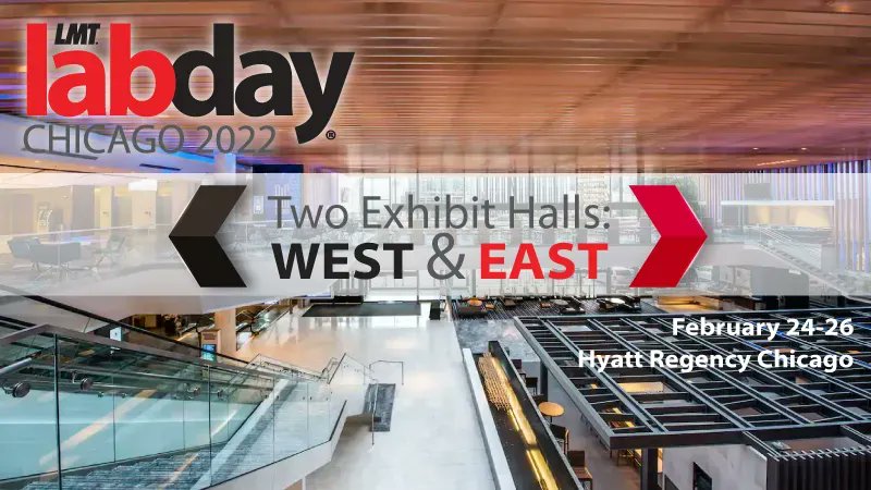 lmtmag's tweet image. Over 200 Exhibitors are eager to see you in person at #LMTLABDAY in TWO Exhibit Halls. To help you navigate your way around both towers of the Hyatt, here’s a handy, printable LAB DAY Venue Map: bit.ly/3LmuxUO. Still need to register? Visit LABDAYChicago.com.