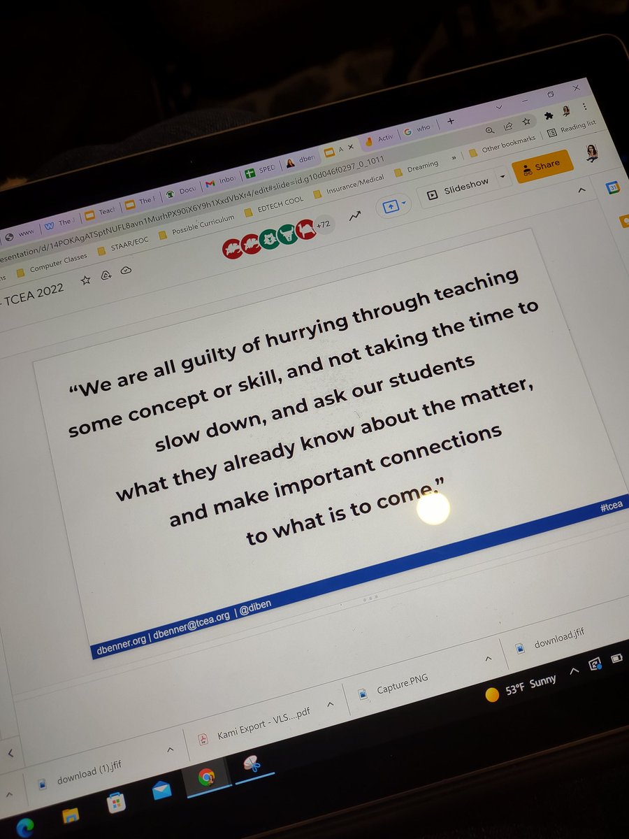 Adding Visible Learning By <a href="/john_hattie/">John Hattie</a> my reading list. <a href="/diben/">Diana Benner</a> always delivering solid PD. #TCEA2022 #tcea22