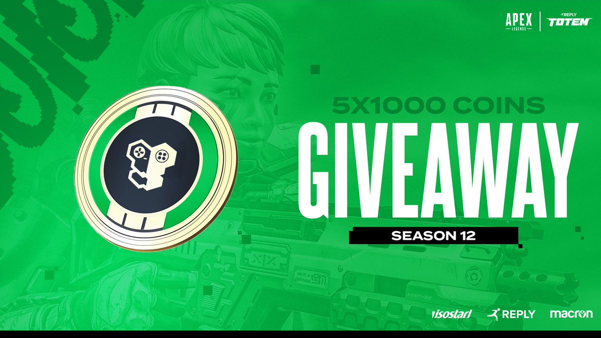 JSavageW's tweet photo. SEASON 12 GIVEAWAY💰💚

To start the new season in the best possible way, me and my team decided to gift 1000 coins to 5 lucky people! 
To enter the giveaway you must: 
➡️ follow @JSavageW and @reply_totem
❤️ like this tweet
🔁 retweet it

The giveaway will end monday 14/02/2022 https://t.co/JCiR2tYkAf
