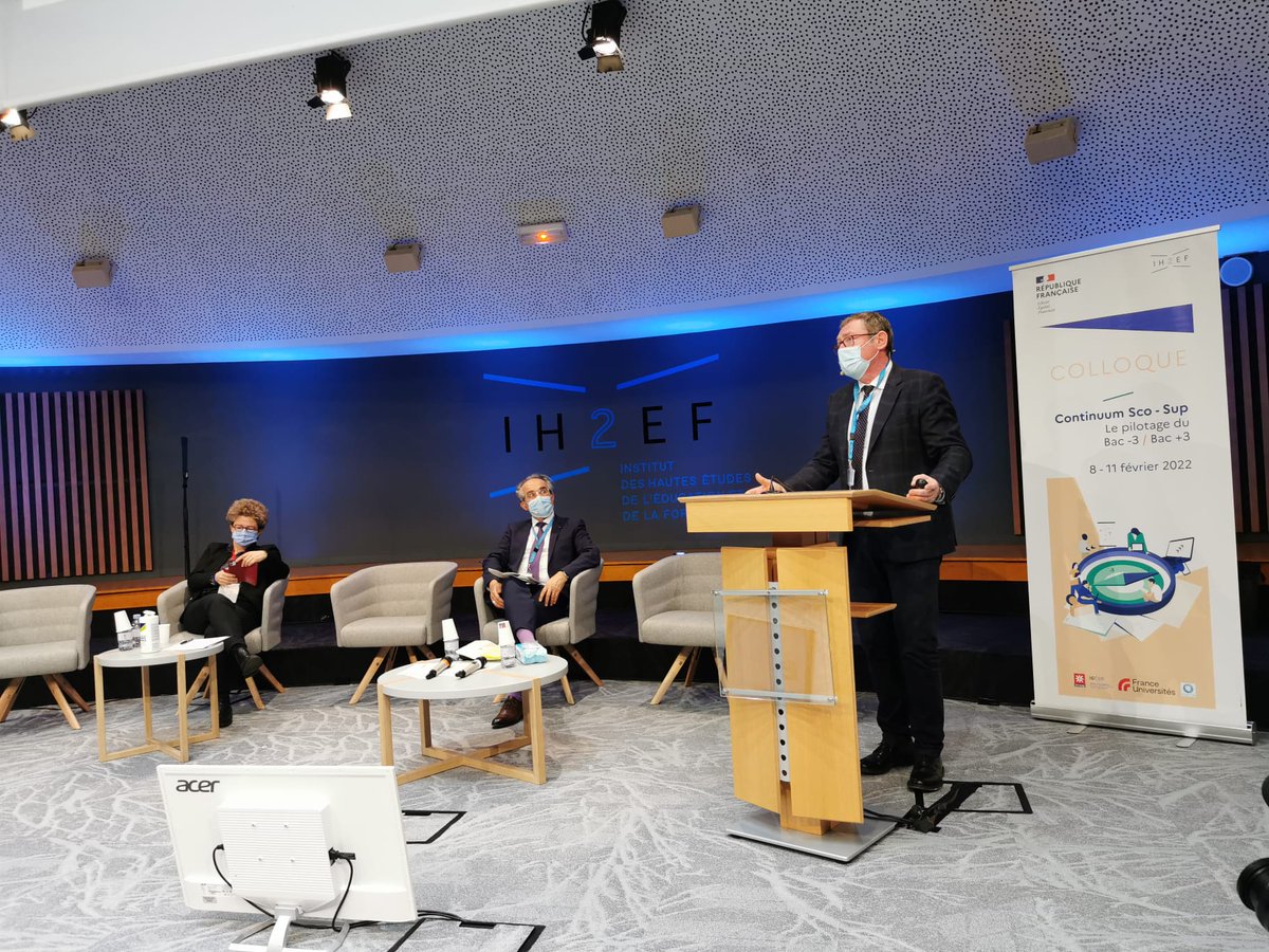 Ih2ef's tweet photo. 🤝 Co-organisé par @Eduscol #DGESIP #IGESR @FranceUniv @Onisep et La COURROIE, le #ColloqueIH2EF est le 1er rassemblement des acteurs  SCO et SUP pour imaginer un management plus fluide et des liaisons fortes dans l’accompagnement des parcours des élèves et étudiants https://t.co/1TVRbBsqul