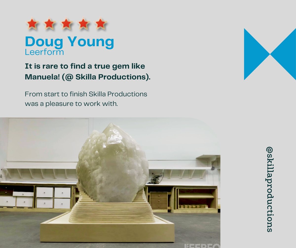 Skillapros's tweet photo. Another testimonial in Tuesday's spotlight offers a look at the world of 3D scanning and specialty fabrication!

@Skillapros' job was to prove that Leerform's CAD, 3D scanning, and CNC cutting solutions can solve museums' need for packaging displays.

#videoproduction #3dscan https://t.co/2hYN4N0jPp