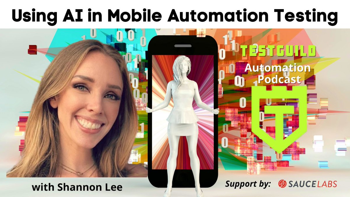 testguilds's tweet image. Check out our latest automation podcast with Shannon Lee who will share how AI can help with mobile automation testing. Listen up! 👉bit.ly/3sjB0a5 #automationtesting #mobileautomationtesting #ai #testguildpodcast