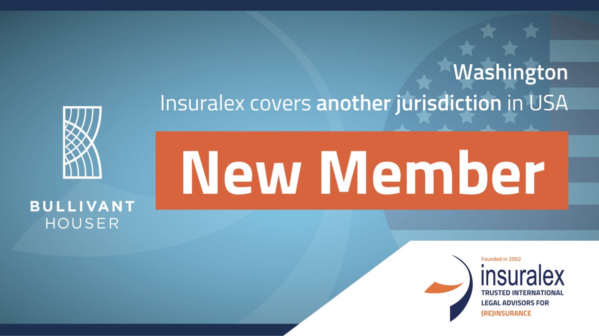 BHBLaw's tweet photo. Insuralex chooses Bullivant Houser as its exclusive member in Washington: https://t.co/n2MpA8W8mE https://t.co/oLejmhL8js