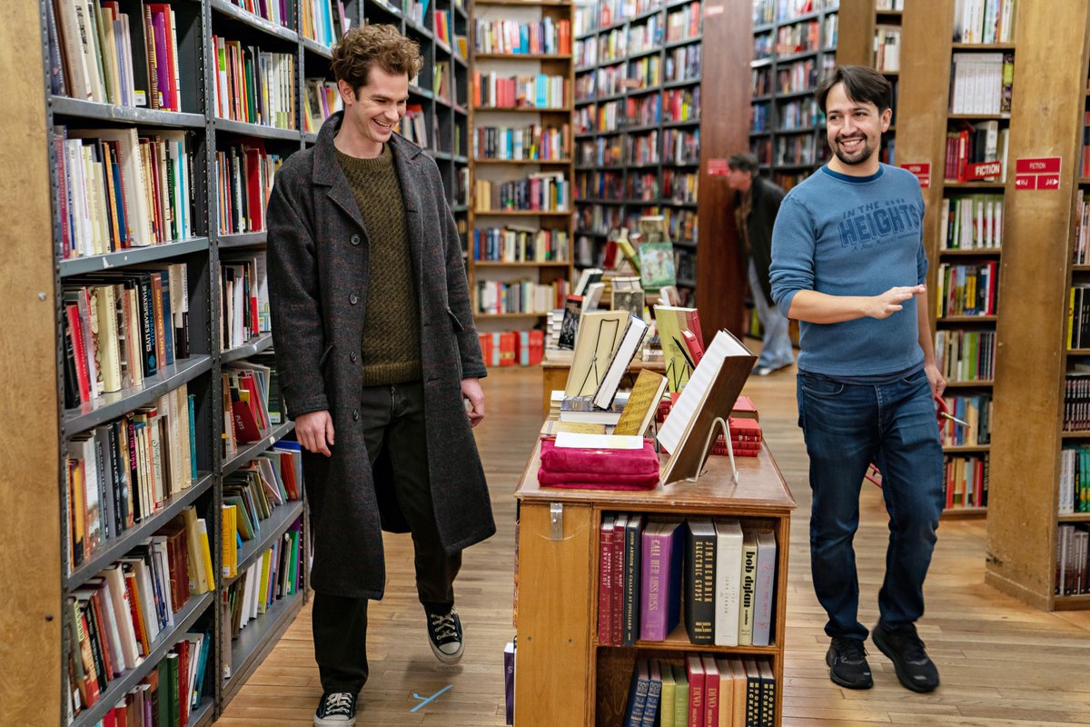 Andrew Garfield on the possibility of <a href="/Lin_Manuel/">Lin-Manuel Miranda</a> scoring an EGOT: "What he’s achieved is so insane. To be able to share this moment with him...to be alive while he’s alive and creating…we’re all lucky to be alive while he’s here creating." bit.ly/34L3NfP