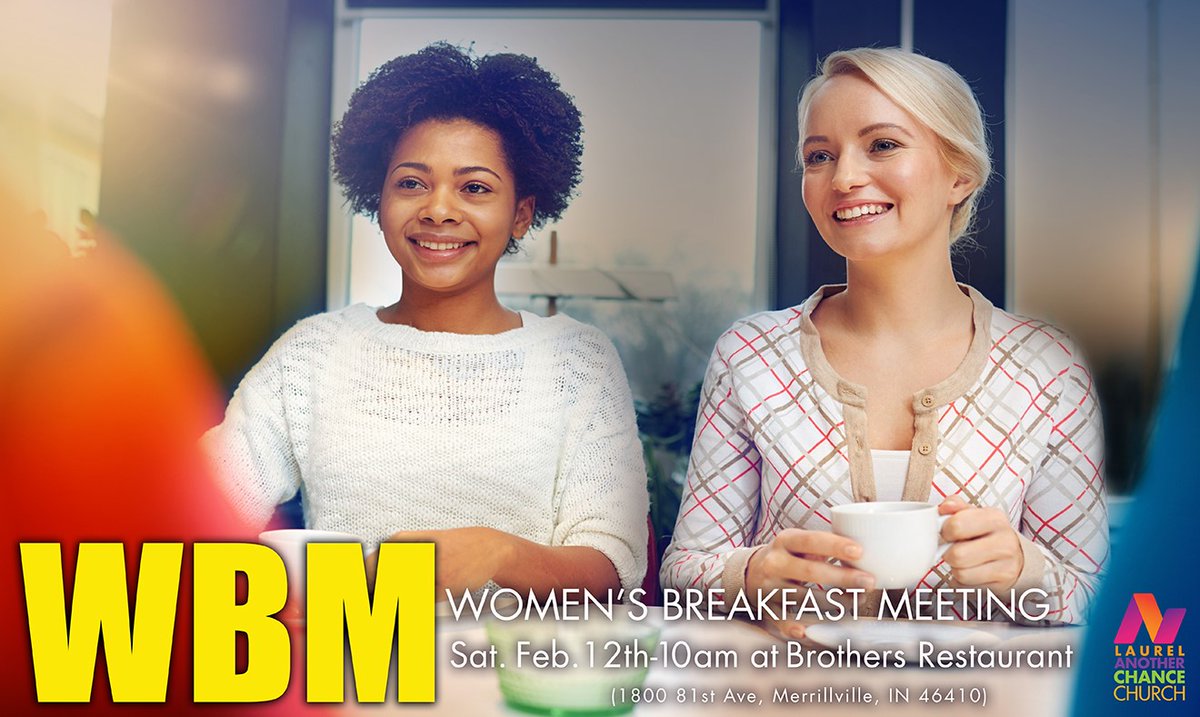 dreamchics's tweet photo. Ladies, join us this Saturday, February 12th at 10AM at Brothers restaurant for a wonderful time of fellowship and a great breakfast! We will be going over chapters  17 &amp; 18 from the book "Do It Afraid". To RSVP or for more info call or text 219-738-1991. https://t.co/EoOAl05UBo