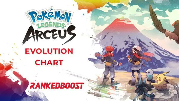 Pokemon Legends: Arceus  Evolution Chart - rankedboost.com/pokemon-legend…
#PokemonLEGENDS