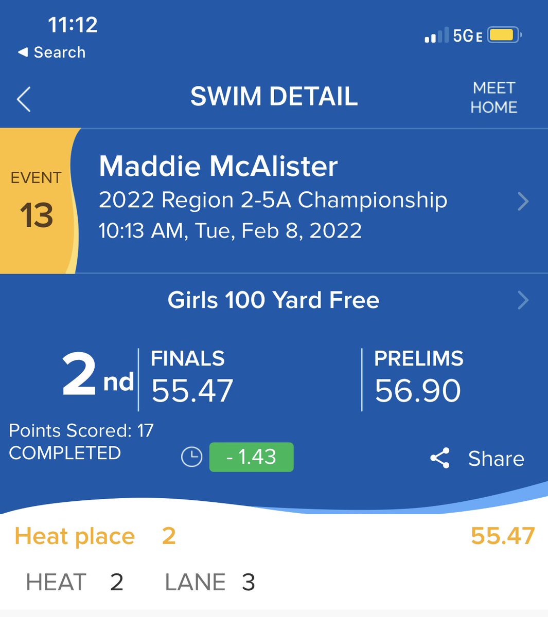 DentonISDSwim's tweet photo. Congrats on making State @DHSaquatics Maddie McAlister https://t.co/tHci04ltwb