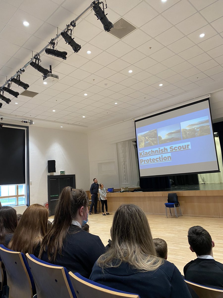 MissC3_5's tweet photo. Another fantastic @DYWWestHighland talk for S2 and S3 pupils. It was great to hear about how maths is used in engineering with @StoryContractng. Thanks to to Emma and Kevan for sharing their journey #NoOnePath #Maths #DYW https://t.co/lEa3NjvfQJ