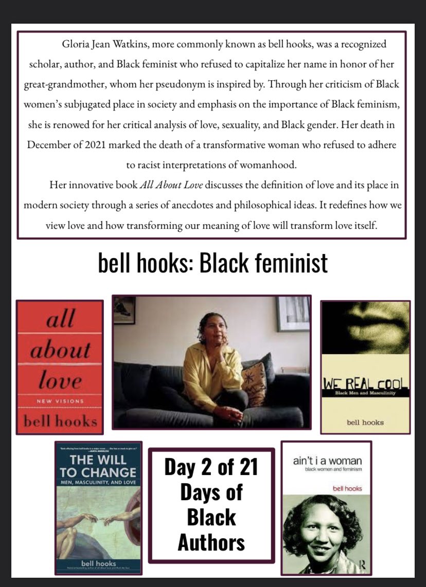 As part of Black History Month, MHS Student Government is sponsoring “21 Days of Black Authors“.