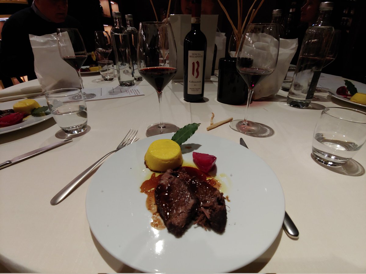 Happy to be in the lively company of the producers in the Consorzio Tutela Vini di Montefalco <a href="/briziarelli/">Cantine Briziarelli</a> featuring local cuisine from La Locanda del Teatro! #Sagrantino #Trebbianospoletino #Grechetto #ConsSagrantino #umbria