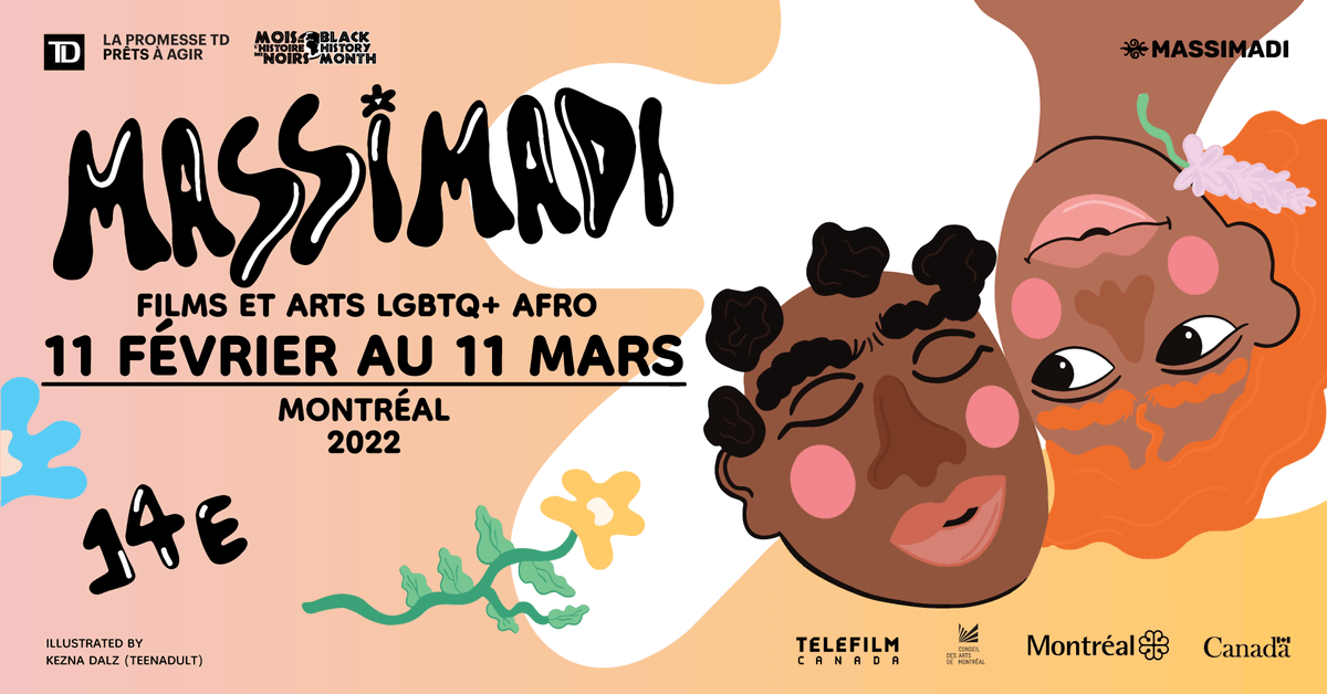 Monmontreal's tweet photo. La 14e édition du Festival des Film et des Arts Afro LGBTQ+ Massimadi se tiendra du 11 février au 11 mars. Une programmation attendue de + de 20 films sous le thème AFRO LGBTQ+ à visionner gratuitement 🎥

https://t.co/YHuqV5FcOv

📷: @massimadi #Montréal  #MoisHistoireDesNoirs https://t.co/wq0wTU1Xsy