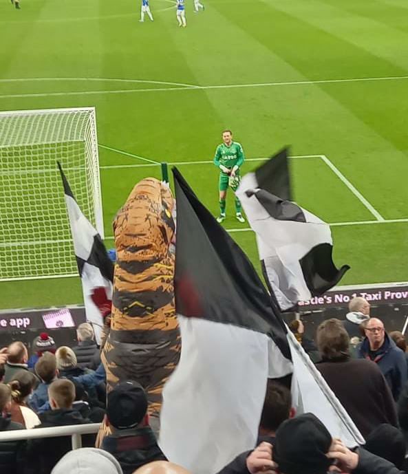 We did place our very own T-Rex in the Leazes for our best pal <a href="/JPickford1/">Jordan Pickford</a> 

Little arms. Mackem mentality lives on in Wor Jordan.