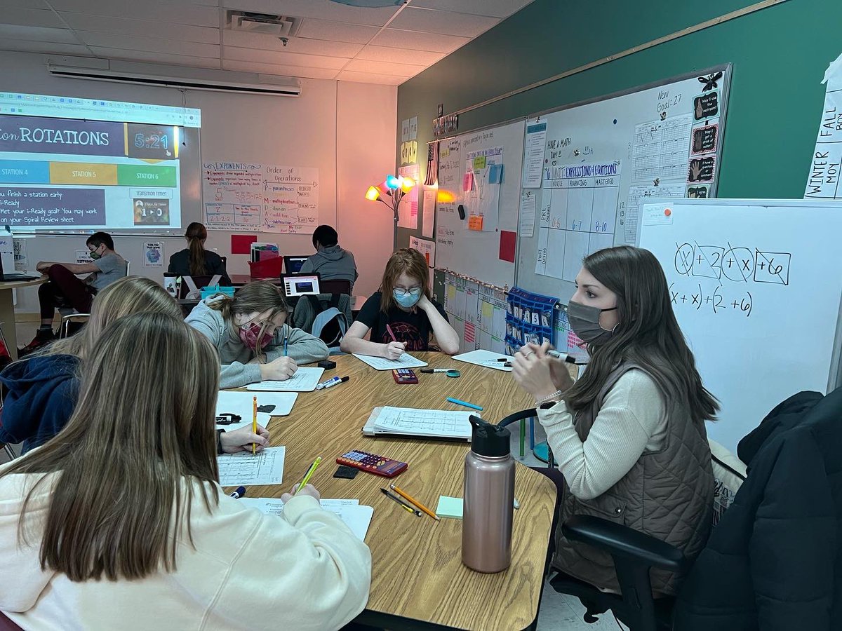 McNairMiddleSch's tweet photo. What a great day of learning at McNair Middle School! Small groups, manipulatives, slideshows of top inventions, weather reports, and science labs can all be observed in a matter of 30 minutes! Our teachers and students rock! #mustangsrun #builtdifferent #bantheaverage https://t.co/Yrg2jnm3Os