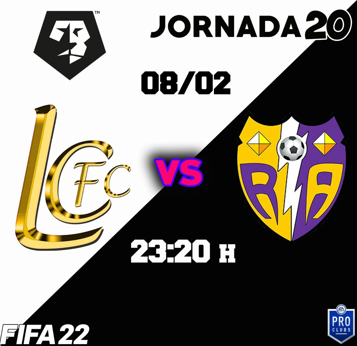 RayoClubesPro's tweet image. 📅Martes 08/02/2022
🏆Jornada 20 @VFOspain
🆚 Los Cucos FC
Enlace del canal para verlo: youtu.be/tFynWDhIcJc
#FIFA22 #FIFAclubespro #eSports