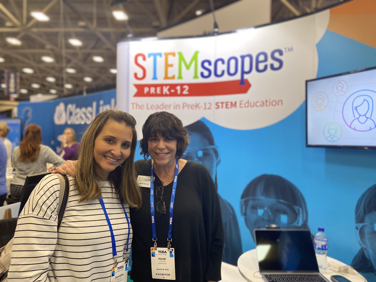 Running into one of your best buddies-I taught her child, she taught mine AND we both love <a href="/STEMscopes/">STEMscopes</a>!! #TCEA22  <a href="/EubanksDragons/">Eubanks Intermediate</a>