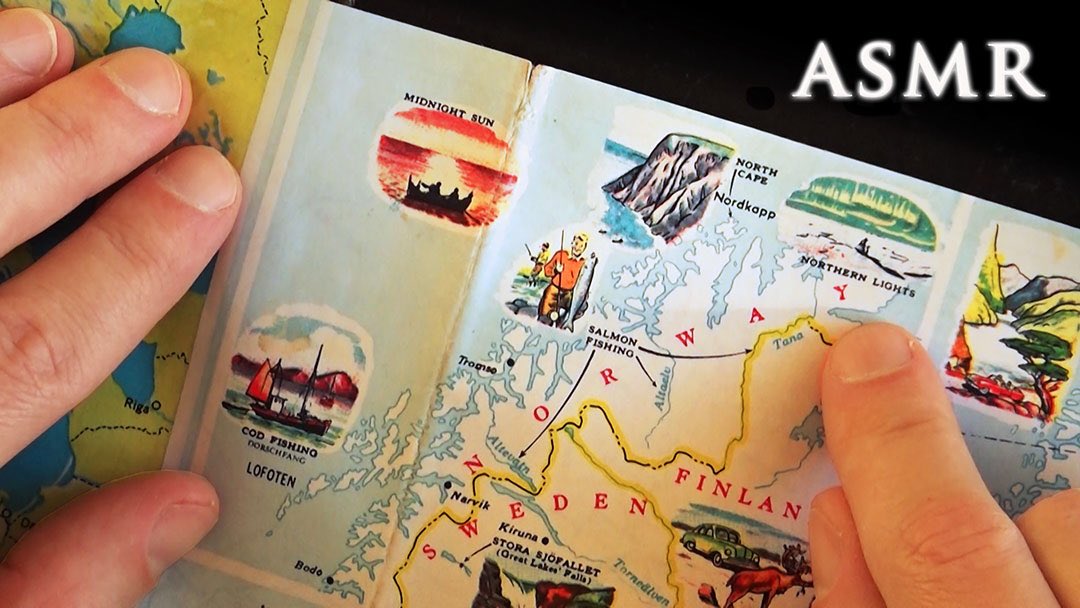 asmrctica's tweet photo. https://t.co/7kTTqfE2k7 ASMR Nordic Countries Vintage Map from 1958 | Soft Spoken #asmr #asmrtapping #asmrtracing #asmrvideo #maps https://t.co/TJOD2VvZR8