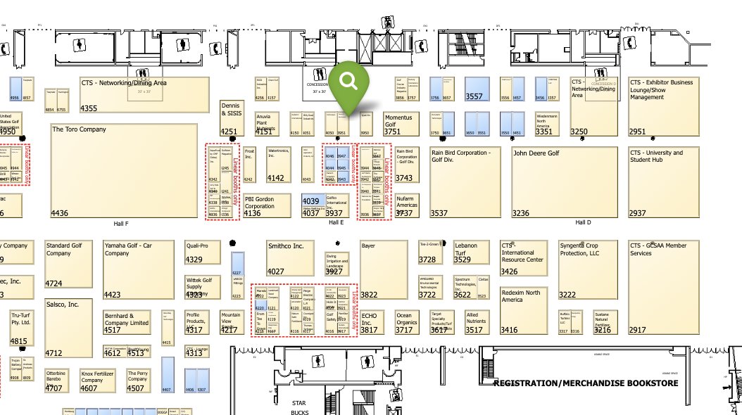 HOW TO FIND TAHOMA 31 AT THE #GCSAAConference! We are in Booth #3951 in between @ToroGolf & @RainBirdCorp ! See you this evening. We've got cool swag to give out & cold-tolerant turf that stands up to wear & drought. #GCSAA #Golf #TurfTwitter #golfcourse bit.ly/36KMOGb