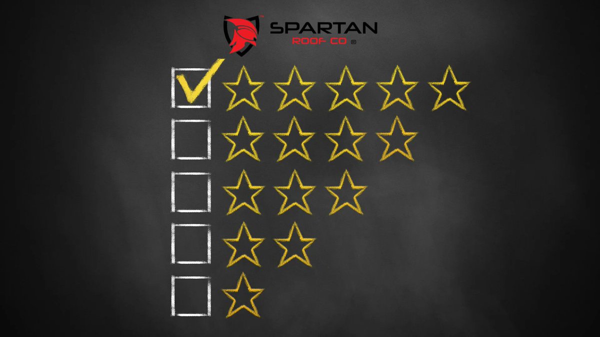 SpartanRoof's tweet photo. We love hearing from our customers! You words keep us going and also help our future customers make more informed decisions! Please leave us your wonderful feedback if you haven’t done so already! https://t.co/B0avvzSGFy
