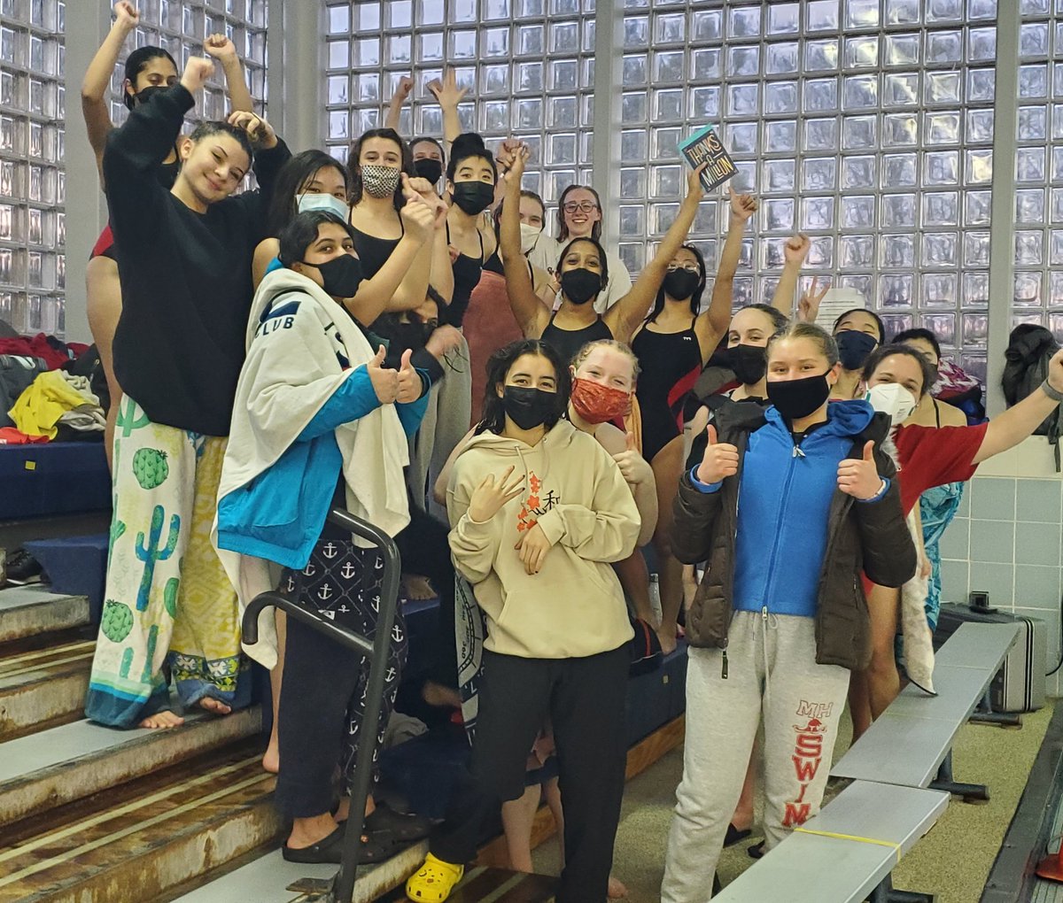 mhillsathletics's tweet photo. 🚨 This just in.... Your Lady Knights Swim Team defeats Fair Lawn to advance in the North 1B Sectional Tournament.  Awesome job ladies.  Up next @ Wayne Hills on Friday.🏊‍♀️ 🔥🏅 #weswimfast https://t.co/MHKecMEpjW