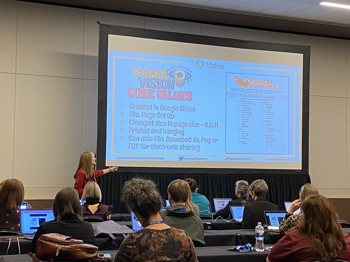 Such an awesome session from <a href="/meredithakers/">Dr. Meredith Akers</a>! Can we be best friends now? ❤️ #TCEA22 <a href="/TCEA/">TCEA</a>
