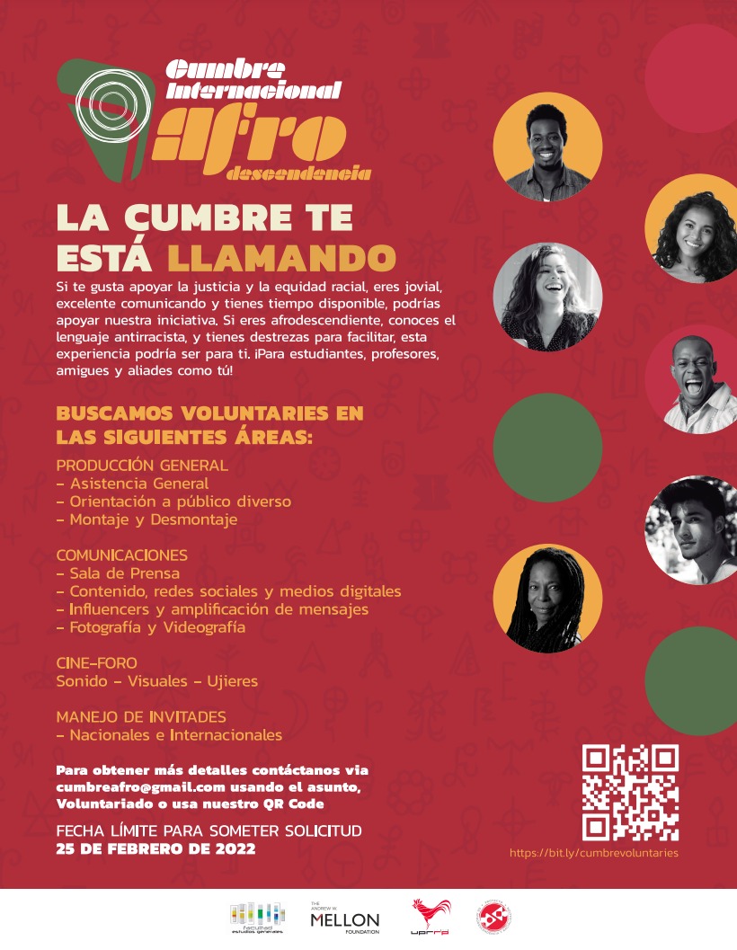 ¡Buscamos voluntaries! #CumbreAfro2022 #CumbreESLaQueHay #LaCumbreTeEstaLlamando #NoLaVieronVenir