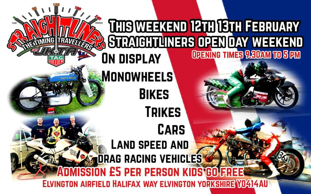 MelbourneRace1's tweet photo. Bikes Bikes Bikes! Lots to see at the Straightliners Open Day event this Saturday and Sunday at Elvington Airfield, York.
#Straightliners https://t.co/Iw5t6nubXK