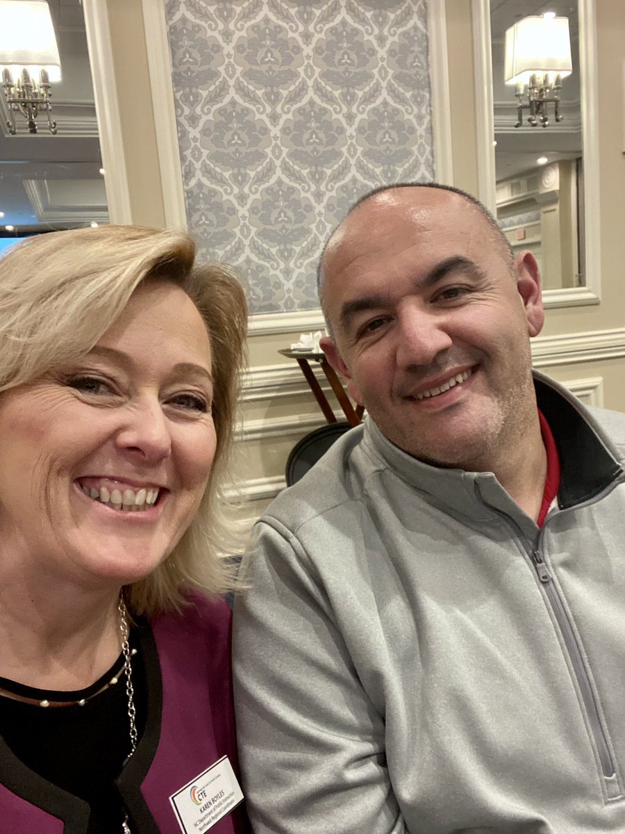 KarenBoyles1's tweet photo. Happy to be spending time with our NEW CTE Directors from the NW Region this week. They are learning tons of useful information at the NCACTEA CTE Administrators Conference. #CTEforNC #NWRegionNCCTE #BetterTogether https://t.co/E0yzSgoKSi