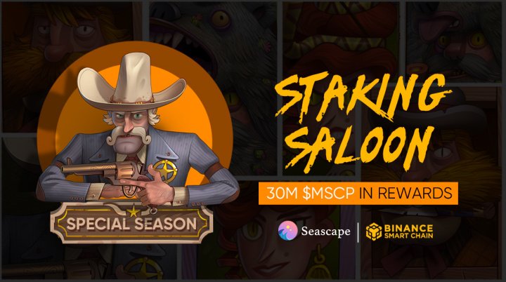 canon_crypto's tweet photo. Play Staking Saloon today and enjoy amazing rewards. With @MoonscapeGame launching soon and up to 30M $MSCP in rewards at #Stakingsaloon, you don't want to miss out.👌
#Seascape #DeFi #gaming https://t.co/h6vbJHaxWp