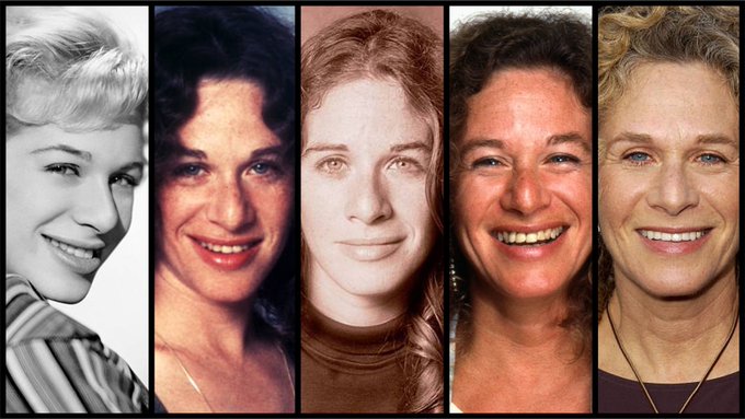 Happy Birthday Carole King (February 9, 1942)  Great American composer and singer-songwriter. 
