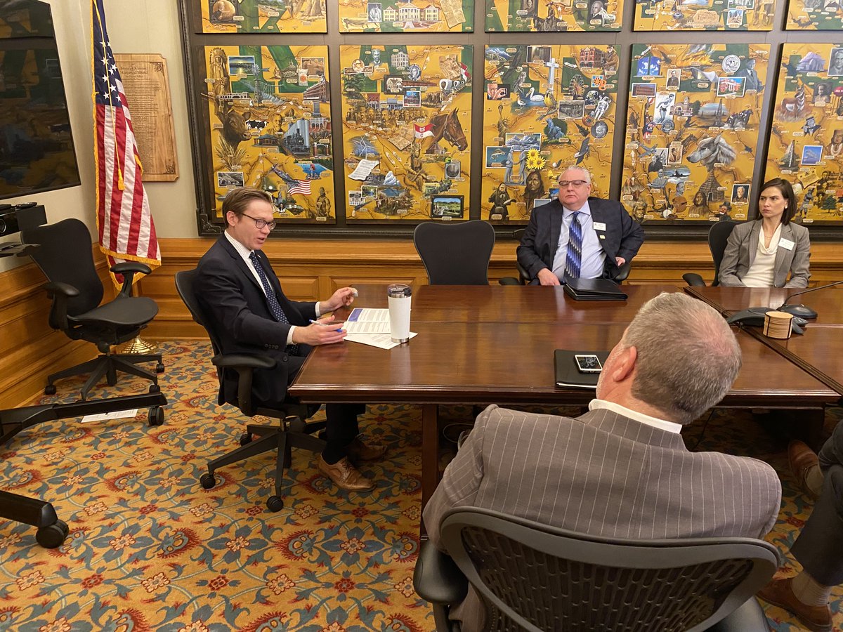 Always enjoy catching up with <a href="/KCKChamber/">KCK Chamber</a>! Today we talked about some of the huge #WyCoWins we’ve seen over the past couple years and how we can keep that momentum going into 2022 and beyond.