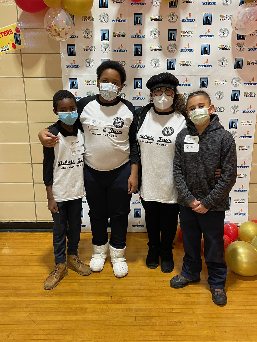 District 7 (@csd7bx) on Twitter photo Our elementary students make a triumphant return to in-person debate! Congrats to all of our debaters! Top schools-1st Place PS 49, 2nd Place PS 5, & a tie for 3rd Place PS 65, PS 157, & PS 161. <a href="/ps49bronx/">ps49bronx</a> <a href="/PSMS5PortMorris/">PS / MS 5 Port Morris</a> <a href="/PS65XMHA/">Mother Hale Academy</a> <a href="/PS157x/">PS 157x- The Grove Hill School</a> <a href="/PS161BX/">PS 161 X.</a>
<a href="/NYC_Chancellor/">NYC Chancellor</a> @BxSuptTobia Our elementary students make a triumphant return to in-person debate! Congrats to all of our debaters! Top schools-1st Place PS 49, 2nd Place PS 5, & a tie for 3rd Place PS 65, PS 157, & PS 161. <a href="/ps49bronx/">ps49bronx</a> <a href="/PSMS5PortMorris/">PS / MS 5 Port Morris</a> <a href="/PS65XMHA/">Mother Hale Academy</a> <a href="/PS157x/">PS 157x- The Grove Hill School</a> <a href="/PS161BX/">PS 161 X.</a>
<a href="/NYC_Chancellor/">NYC Chancellor</a> @BxSuptTobia